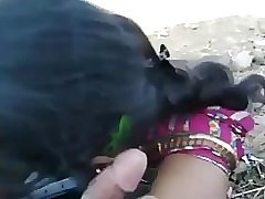 5349163 indian blowjob her lover outdoor